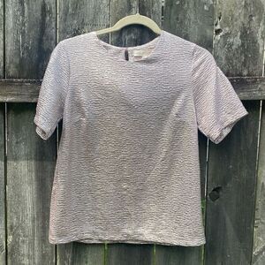 ‎Monteau Shinny Textured Blouse | M